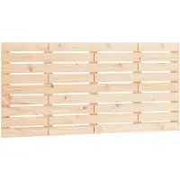 vidaXL Tête de lit murale 156x3x63 cm pin massif