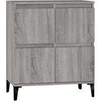 vidaXL Sideboard Gris Sonoma 60x35x70 cm Bois composite