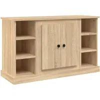 vidaXL Sideboard Chêne Sonoma 100x35,5x60 cm Matériau dérivé du bois