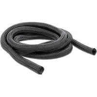 DeLOCK Geflechtschlauch selbstschließend 5 m x 16 mm schwarz