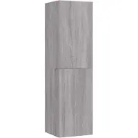 vidaXL Armoire TV murale Gris Sonoma 30,5x30x110 cm