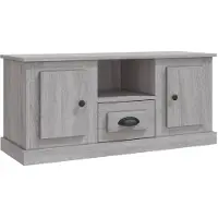 vidaXL Armoire TV Gris Sonoma 100x35,5x45 cm Bois composite