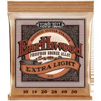 Ernie Ball Bois de terre extra léger (6x, Guitare, 0.05")
