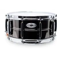 Pearl Drums Sensitone Heritage 14" x 6.5" Brass Snare Drum Black Chrome