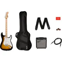 Squier Sonic Stratocaster Pack 2-Color Sunburst Guitare électrique