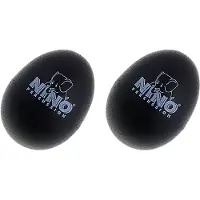 Nino Percussion NINO540BK-2 -munamarakassi, pari, musta (Percussion), Instrument à percussion, Noir