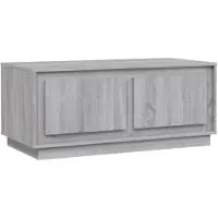 vidaXL Table basse Gris Sonoma 102x50x44 cm Bois composite