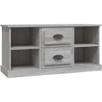 vidaXL Armoire TV Gris Sonoma 99,5x35,5x48 cm Bois composite