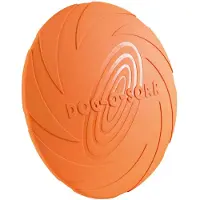 Trixie , disque frisbee flottant pour chiens, caoutchouc, 24cm, multicolore