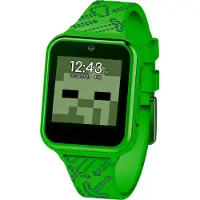 Accutime Minecraft Itime Kids Interactive Smart Watch Montre Intractive Min4045 Vert