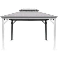 Sojag Pavillon Messina 12x16 champagne 363 x 483 x 307 cm (L x l x h) Aluminium