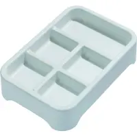 IDesign Tiroir Organisateur iDesign Eco Tray 5 Vaks Grey (28,1 x 19,2 x 6,4 cm)
