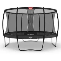 Berg Trampoline Champion Berg avec filet de sécurité Deluxe 430 cm Gris
