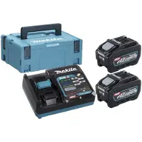 Makita 191v35-5 Charger And Battery Bleu
