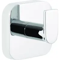 TESA Elegaant Crochet porte-serviette en métal, Chrome, pose facile sans perçage (40434-00000-00)