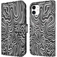 IMoshion Étui de télephone portefeuille Design Apple iPhone 11 - Black And White