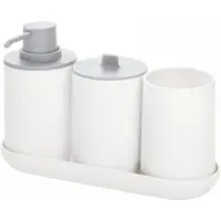 IDesign Organisateur de Salle de Bain iDesign Cade Blanc (4-Pièces)