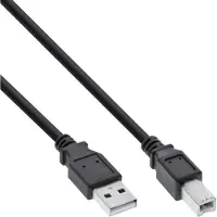 InLine 34557X Câble USB 2.0, A à B, noir, 7m