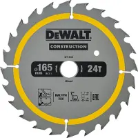 DeWalt Lame de scie circulaire portative Carbure Construction