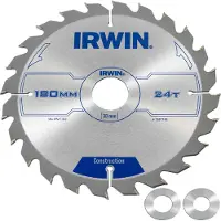 Irwin lame de scie circulaire 180 x 30 mm x 24T ATB IRW1897195