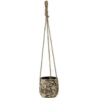 Bloomingville Moghis Pot De Fleurs | Suspendu | Marron | Grès | 82057643