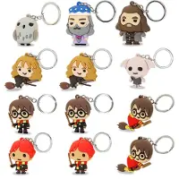KARACTERMANIA Harry Potter Assorti HP Lot de 12 Figurines en Vinyle Porte-clés, Multicolore