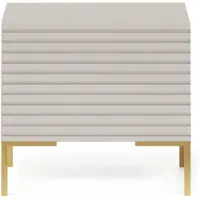 Selsey Table de Chevet avec Compartiment Fermé (45 x 40 x 55 cm)
