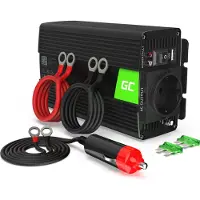 Green Cell Kfz Car Voltage Transformer 600w Noir