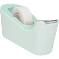 Scotch Dérouleur de ruban adhésif C18, vert menthe + Magic ruban adhésif invisible, 19 mm x 33 m, 1 rouleau inclus