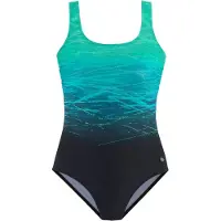 LASCANA Maillot de bain pétrole / jade / noir