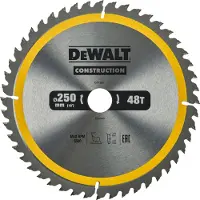 DeWalt Lame de scie circulaire, stationnaire, 250-30 mm, 48 dents - DT1957-QZ