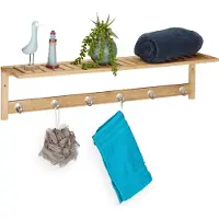 Relaxdays Porte serviettes mural