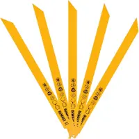 Dewalt DT2355 Lames scie sabre - 305 - 1,8/2,5 mm Fonte/Fiberglass/Caoutchouc (5pce.)