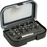 Stanley coffret dembouts de vissage 1 / 4 25 mm - jeu de 19 pieces - gamme pro