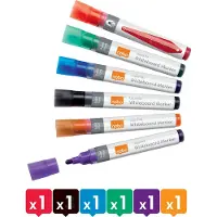Nobo Marqueurs à encre liquide 6 pcs