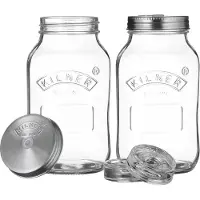 Kilner Bocal de fermentation 1l Set de 2 pièces