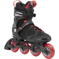 K2 Patins à Roulettes - F.I.T 84 Pro - Noir/Rouge - Patins à rou - - 45 - Patins à Roulettes