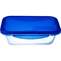 Pyrex Plat Rectangulaire Cook & Go Polyvalent, Cuisson Et Transport Hermétique -