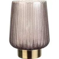 Pauleen Fancy Glamour Lampe de table mobile Minuterie Batterie Taupe