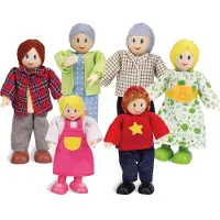 Hape Happy Family Famille de poupées Couleur chair claire, E3500