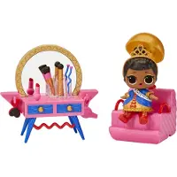 Mga L.O.L. Surprise ! Meubles avec poupée, série 6 - Salon de beauté & Sa Majesté