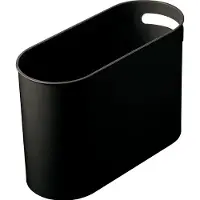 Helit Ovaler Papierkorb, Poubelle, Noir