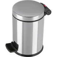 Hailo Tret-Kosmetikeimer Solid S 4 Liter Ø18cm Edelstahl
