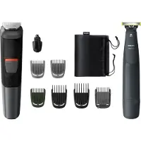 Philips Series 5000 MG5720/90 - Multigroom 9 accessoires 10 en 1, visage, cheveux et corps