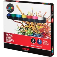 Posca Marqueurs Magiques - PC-5M - 8 pièces - Multicolore - - UneTaille - Marqueur