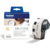 Brother DK-11218 - (24 mm x 24 mm) - Noir sur blanc - Étiquette