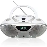 Blaupunkt Enregistreur CD - - BB14WH - 2 W - Argent - Blanc - LCD
