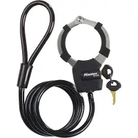 Master Lock Câble Antivol Menotte 1m Sécurité Polyvalente Avec Câble Acier Et Menotte -