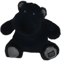 Doudou et Compagnie Hippo, noir 25cm (25 cm)
