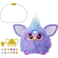 Hasbro Furby Purple - Jouet interactif pour enfants de 6 ans et plus, 5 modes, plus de 600 réactions